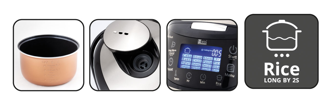 پلوپز چندکاره ناسا الکتریک مدل NS-3074