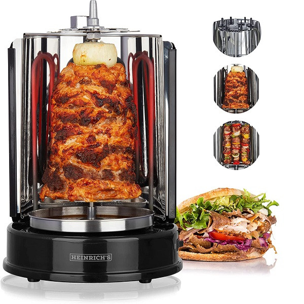 جوجه گردان و کباب پز هنریچ مدل HDG-8687