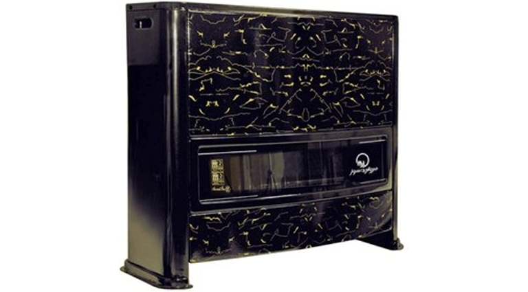 بخاری گازی مروارید سوز شرق طرح گرافیکی مدل 12000