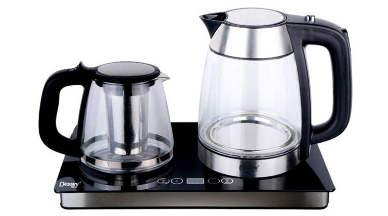 چای ساز صفحه ای دسینی مدل 8008 شیشه ای
