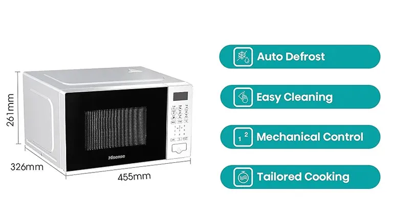 مایکروویو 20 لیتری هایسنس مدل H20MOWS4