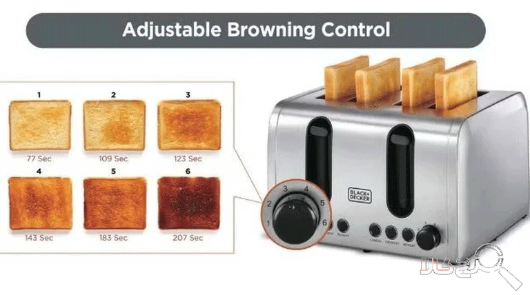 توستر نان بلک اندکر مدل ET444