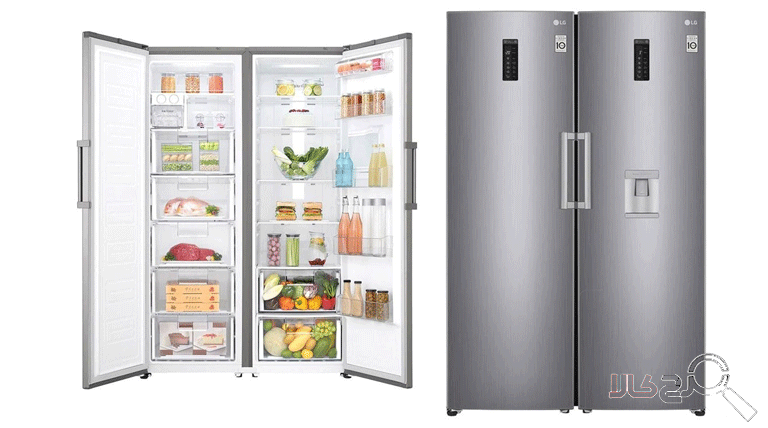 یخچال فریزر ال جی مدل F411-B414 دوقلو