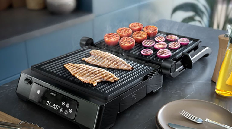 گریل ، توستر و ساندویچ ساز فیلیپس مدل PHILIPS HD6307/70 