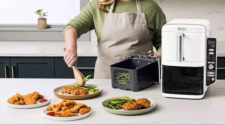 سرخ کن دوقلو نینجا مدل SL400 سفید