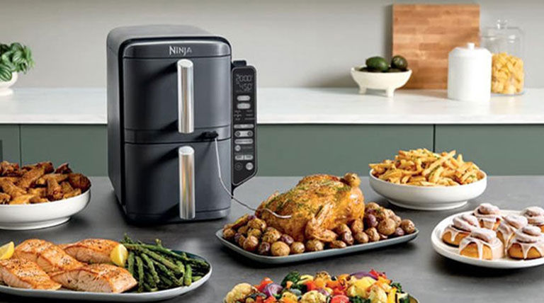 سرخ کن بدون روغن دو قلو نینجا مدل SL451 