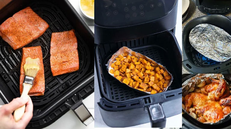 راه های جلوگیری از چسبیدن غذا در سرخکن