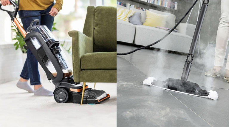 مقایسه بخارشوی و فرش شوی از از لحاظ کیف تمیزکاری