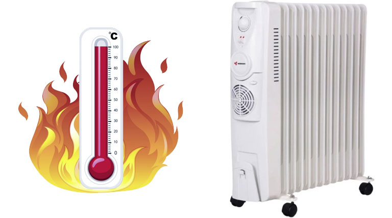 شوفاژ برقی ۱۳ پره مباشی مدل ME_OFH130