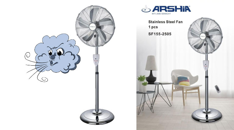 پنکه ایستاده ارشیا مدل SF155-2505