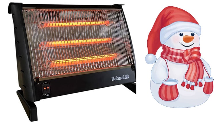 بخاری برقی آبسال سه المنتی مدل 336