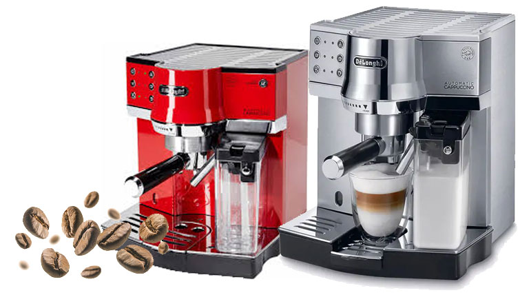 اسپرسو ساز خانگی نیمه اتوماتیک دلونگی