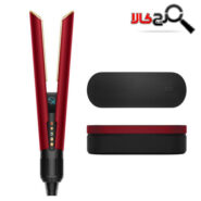 صاف‌کننده و اتو مو دایسون مدل Airstrait HT01- Red Velvet/Gold (زرشکی/طلایی)