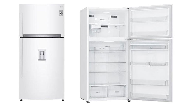 یخچال پایین فریزر بالا 30 فوت ال جی مدل 882