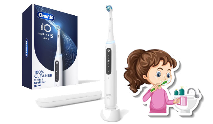 مسواک برقی اورال بی مدل (white) IO series5