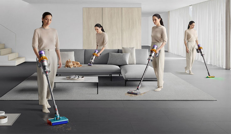 جارو شارژی سبک و بی‌سیم