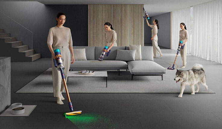 جارو شارژی سبک و بی‌سیم