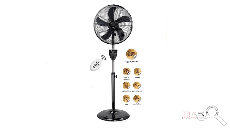 پنکه ایستاده کوئین هوم مدل QH-6680