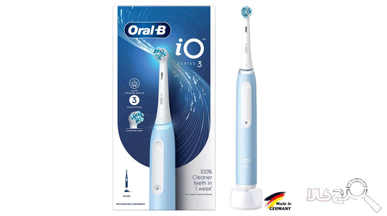 مسواک برقی اورال بی مدل (blue)IO series3