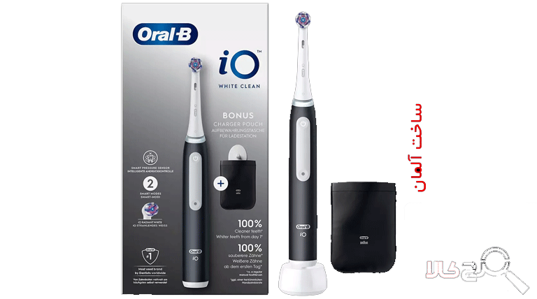 مسواک برقی اورال بی مدل (black) IO White Clean