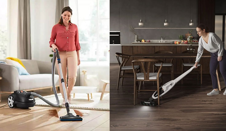 جارو شارژی یا جاروبرقی؟