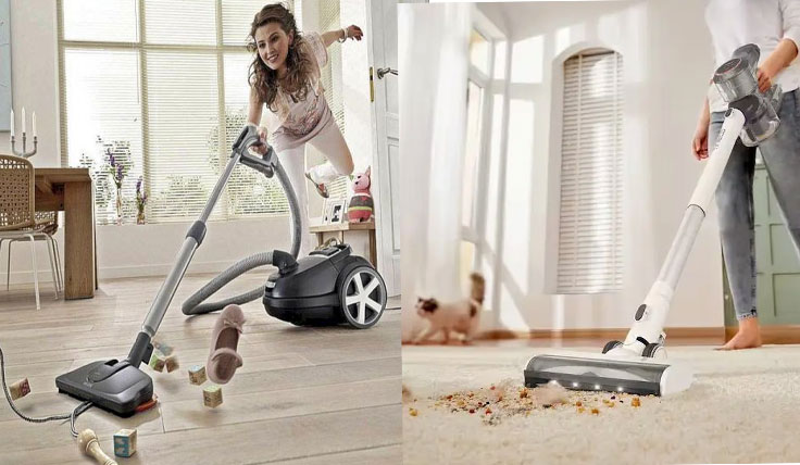 جارو شارژی یا جاروبرقی؟