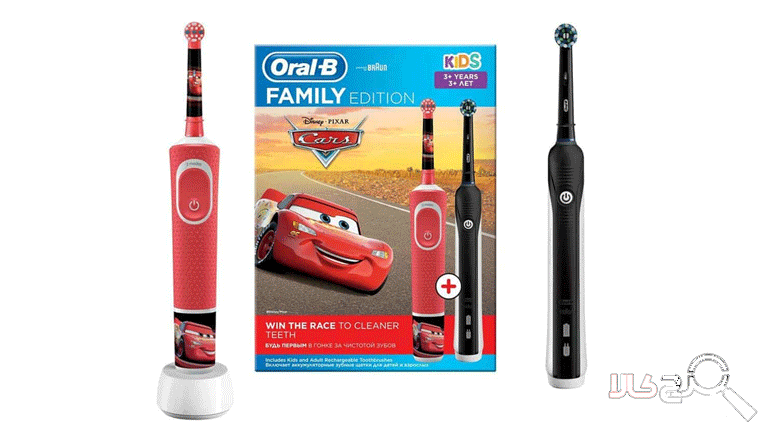 مسواک برقی اورال-بی مدل ( Family edition cars ( kids cars + pro1 700 black edition