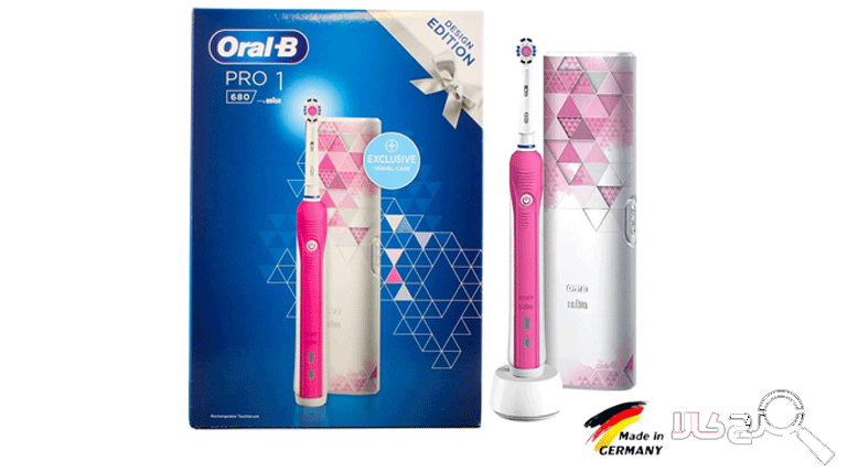 مسواک برقی اورال بی مدل پرو ۱ 680 ( PINK EDITION )