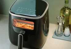 روش تمیز کردن شیشه سرخ کن