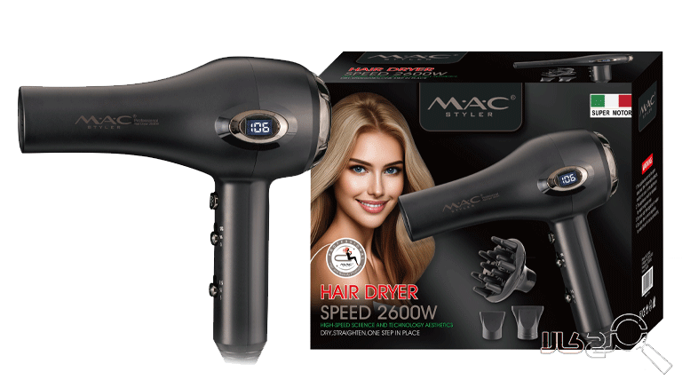 سشوار فوق حرفه ای سالنی مک استایلر مدل ۶۹۹۸-MC