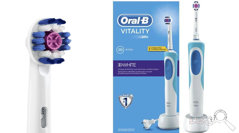 مسواک برقی اورال بی مدل D12.513w Vitality 3D White
