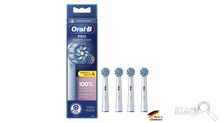 سَری مسواک برقی اورال بی pro sensitive clean 4 pcs