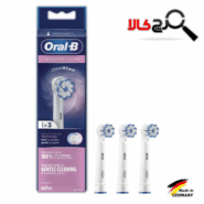 سری یدک مسواک برقی اورال-بی مدل sensitive clean بسته 3 عددی