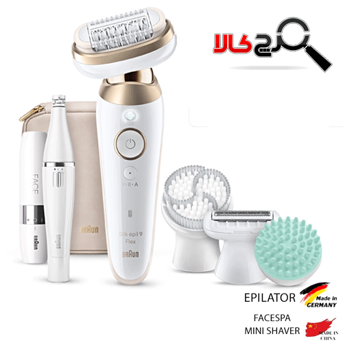 اپیلاتور براون سری ۹ مدل Silk·épil 9 Flex SkinSpa 9-681 3D