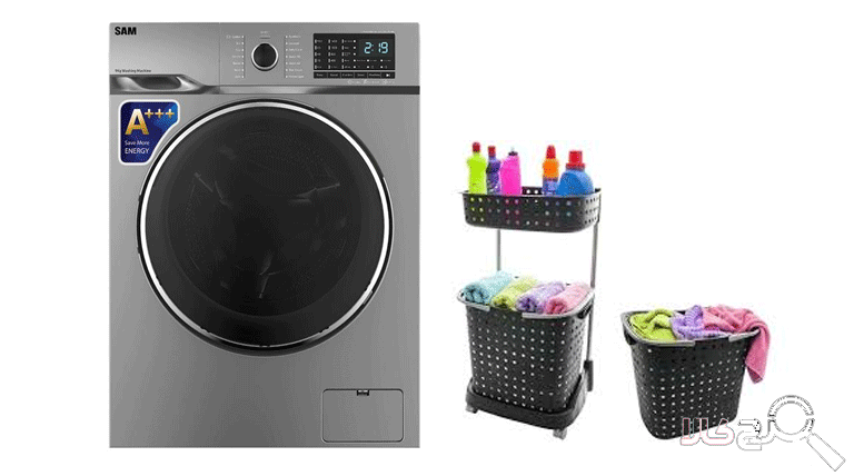 ماشین لباسشویی سام مدل BL-Q1475 ظرفیت 8 کیلویی