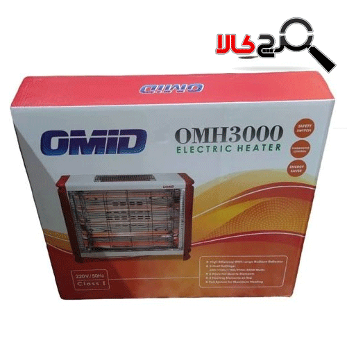 بخاری برقی امید مدل OMH-3000 بخاری برقی امید مدل OMH-3000