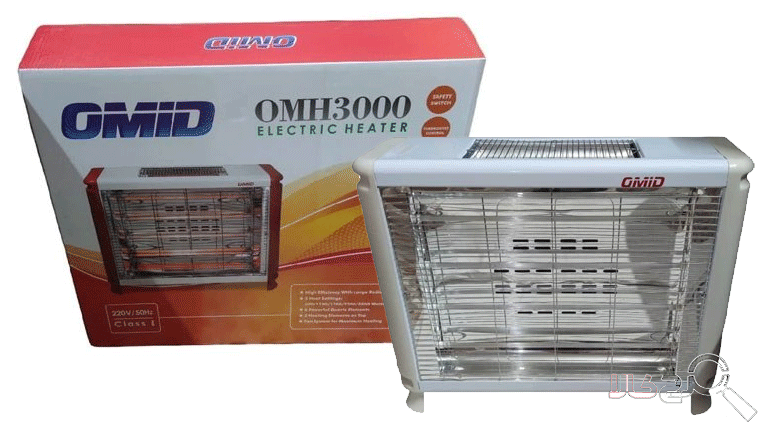 بخاری برقی امید مدل OMH-3000