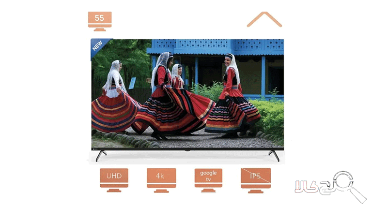 تلویزیون 55 اینچ ال ای دی هوشمند اسنوا مدل 55SA710