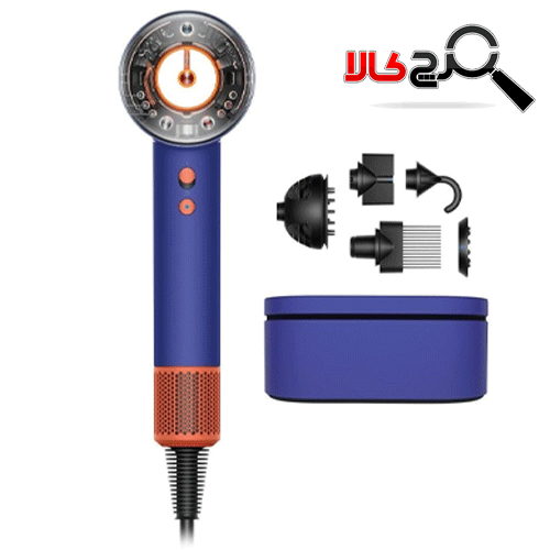 سشوار دایسون مدل Supersonic nural HD16 Vinca Blue/Topaz سشوار دایسون مدل Supersonic nural HD16 Vinca Blue/Topaz