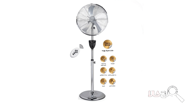 پنکه ایستاده کوئین هوم مدل QH-6800