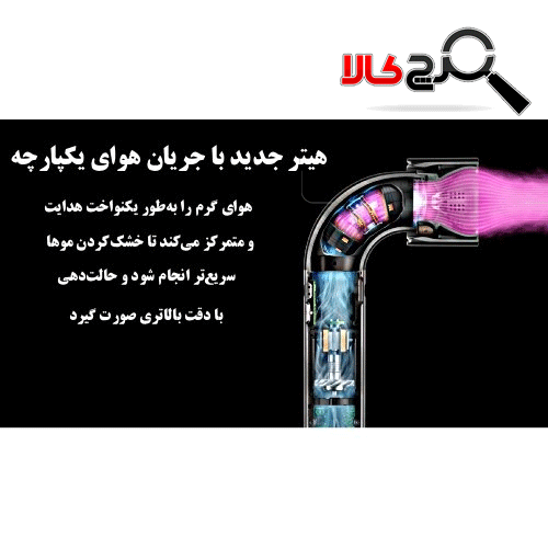 سشوار دایسون مدل SUPERSONIC R HD17 jasper/plum سشوار دایسون مدل SUPERSONIC R HD17 jasper/plum