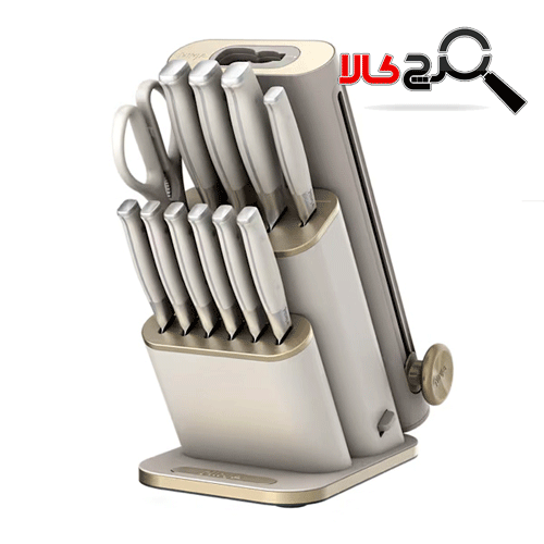 ست چاقو 13 پارچه نینجا مدل NK32013 ست چاقو 13 پارچه نینجا مدل NK32013