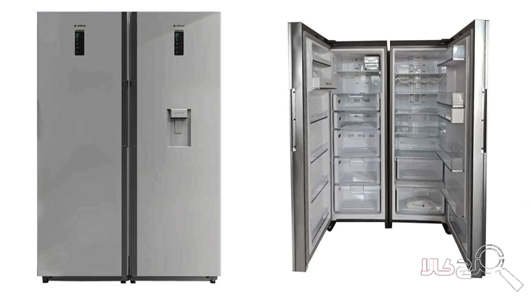 یخچال فریزر دوقلو اسنوا سری هایپر 38 فوت مدل SRDi-SFDi-M210